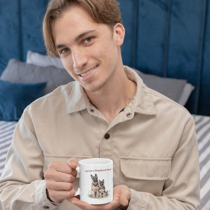 German Shepherd Dad Mug – Dog Lover Coffee Cup, Gift for Pet Dads